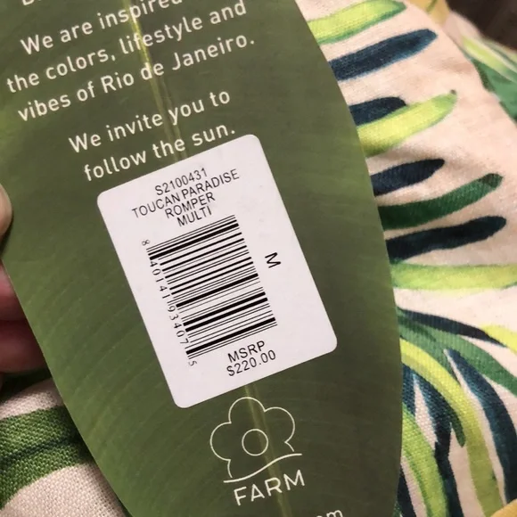 FARM RIO Toucan Paradise Romper - Picture 6 of 9